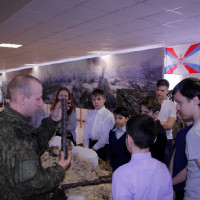 Посещение Мгинской воинской части