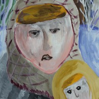 Джем Ксения 11 лет  Портрет блокадницы с ребенком